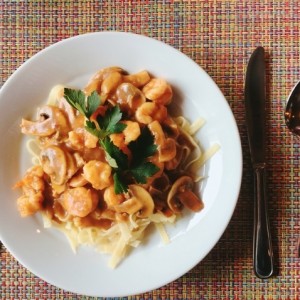 Fetuccini al curry, recomendado!