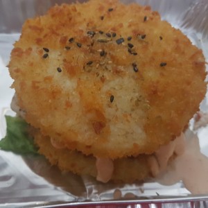 Sushi burguer de pollo