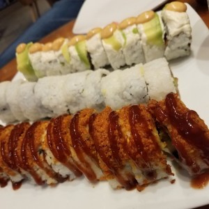 Kronchi Roll, California Roll y Baby Roll