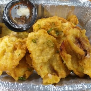 tempura de platanos