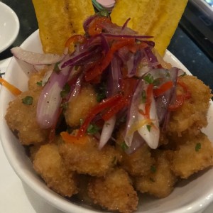 Ceviche Frito de Corvina