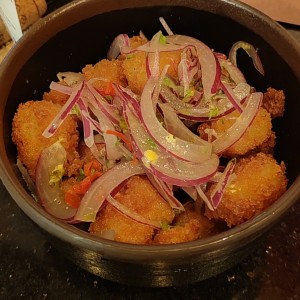 Ceviche Frito de Langostino