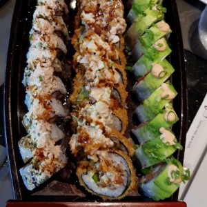 Arigato, kung fu panda y dragon roll