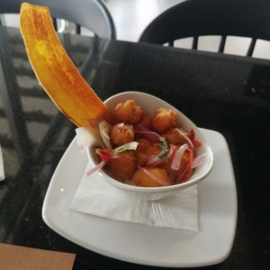 Ceviche Frito de Langostino