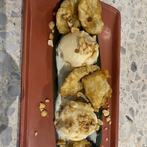 Postres - Banana Tempura