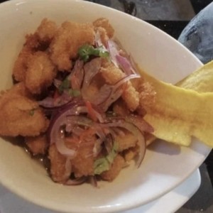 Ceviche Frito de Corvina