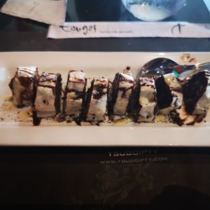 postre roll de oreo con leche condensada chocolate