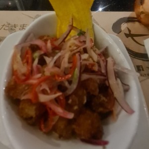 Ceviche Frito de Langostino