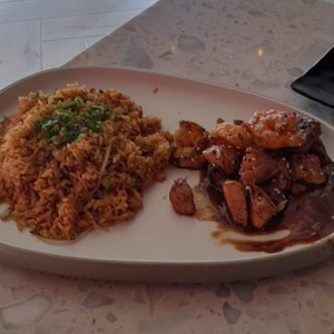 Mixto (pollo, filete y langostinos)