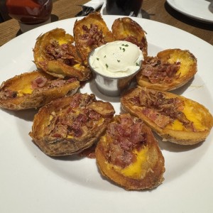 Appetizers - LOADED POTATO SKINS