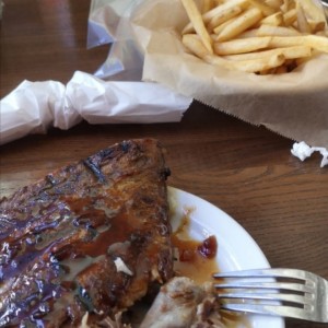 Hald rack de cosillas y papas fritas 