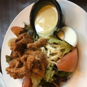 Cajun Fried Chicken Salad