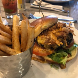 texas chili cheese burger