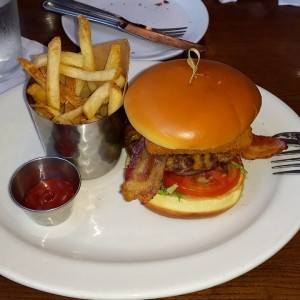 Friday bacon cheeseburger