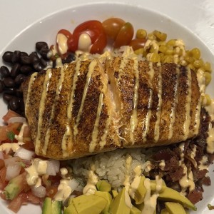 GRILLED SALMON MEXI BOWL