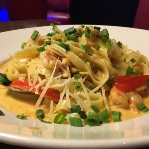 Cajun Shrimp and chicken pasta