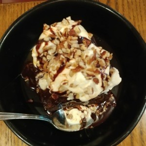 Brownie con Helado