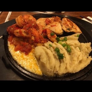 sizzling chicken & shrimp