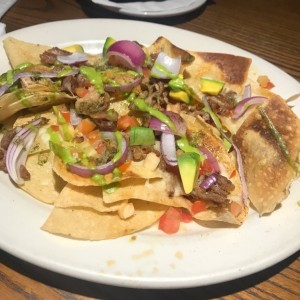 pork belly nachos (no recomendado) 