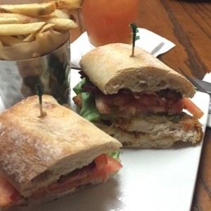 chicken finger BLT