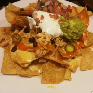 Nachos con pollo