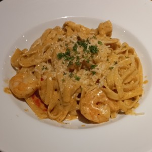 Cajun Shrimp & Chicken Pasta