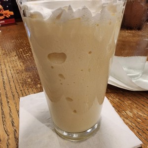 Batido de vainilla y crema