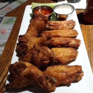 alas wings sin salsa.