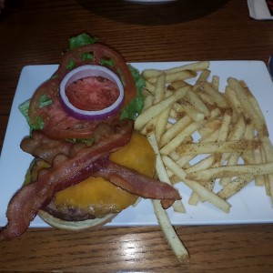 Bacon cheese burger