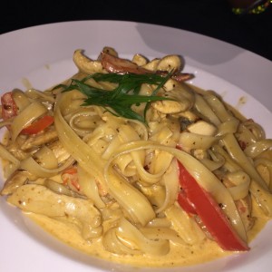 CAJUN SHRIMP & CHICKEN PASTA