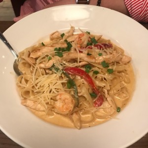 Cajun Shrimp And Chicken Pasta