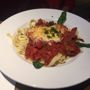 Pasta en Salsa Pomodoro y Pepperoni