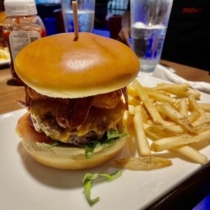 Fridays Signature Burger Cheesy