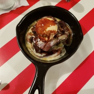 Brownie con helado