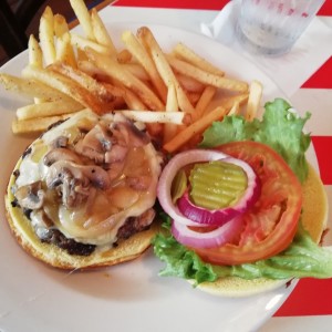 mushroom burger