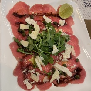 Carpaccio de lomito