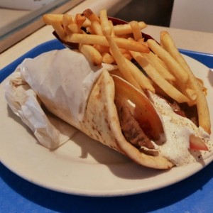 combo gyros con papas