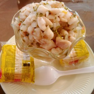 cebiche de corvina