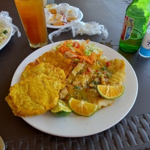 Filete con patacones