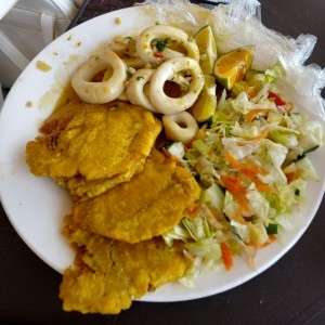 Calamares con patacones