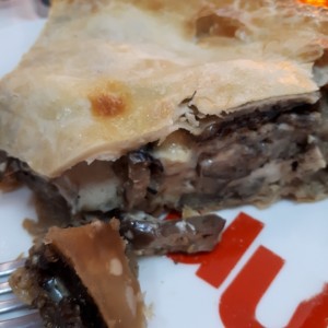 pastel de berenjena con feta