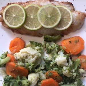 Filete de pescado a la plancha