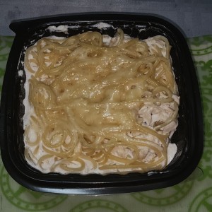 pasta alfredo con pollo