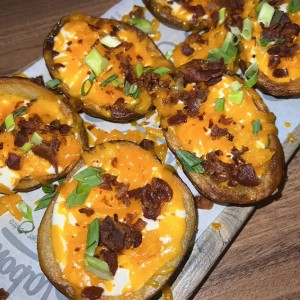 Loaded potato skins