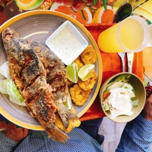 Pescado frito