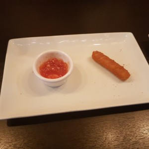 Mozzarella sticks (tan buenos que no esperamos a tomar la foto antea)