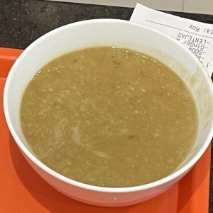 Sopa de lenteja