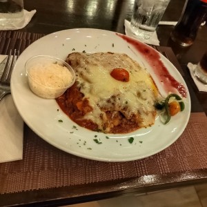 Lasagna de Carne Gratinada