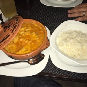 Callos Madero con arroz blanco