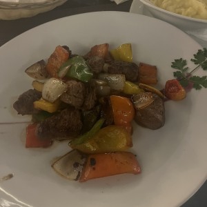 Filete de res salteado